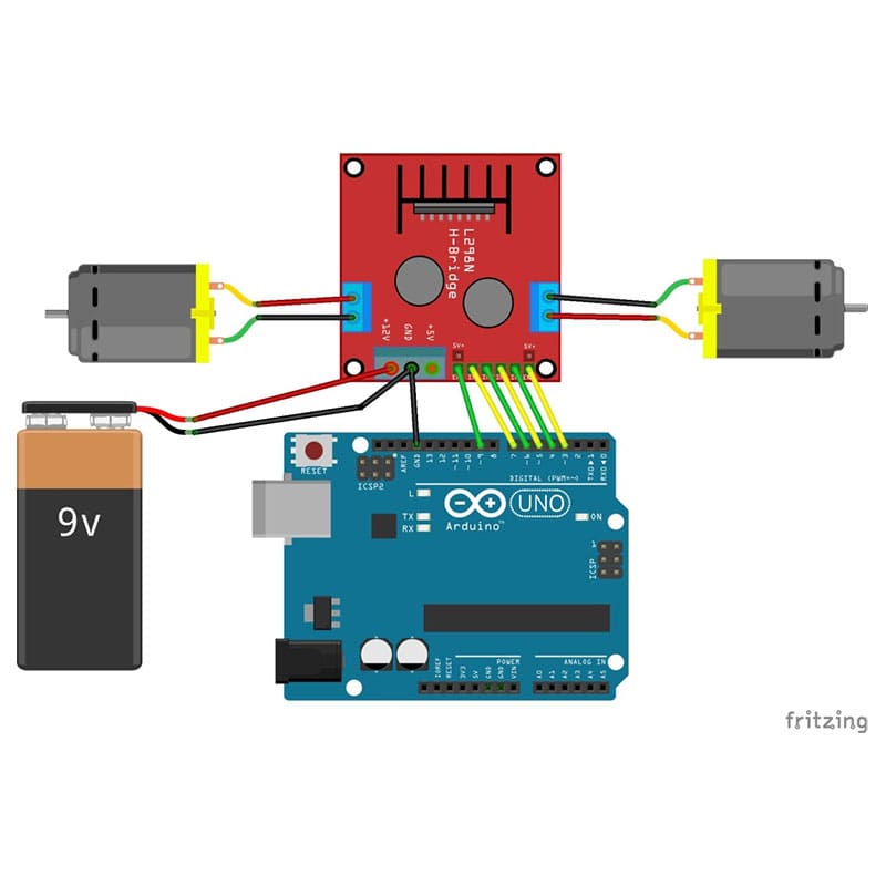 L298N Based Motor Driver Module – 2A