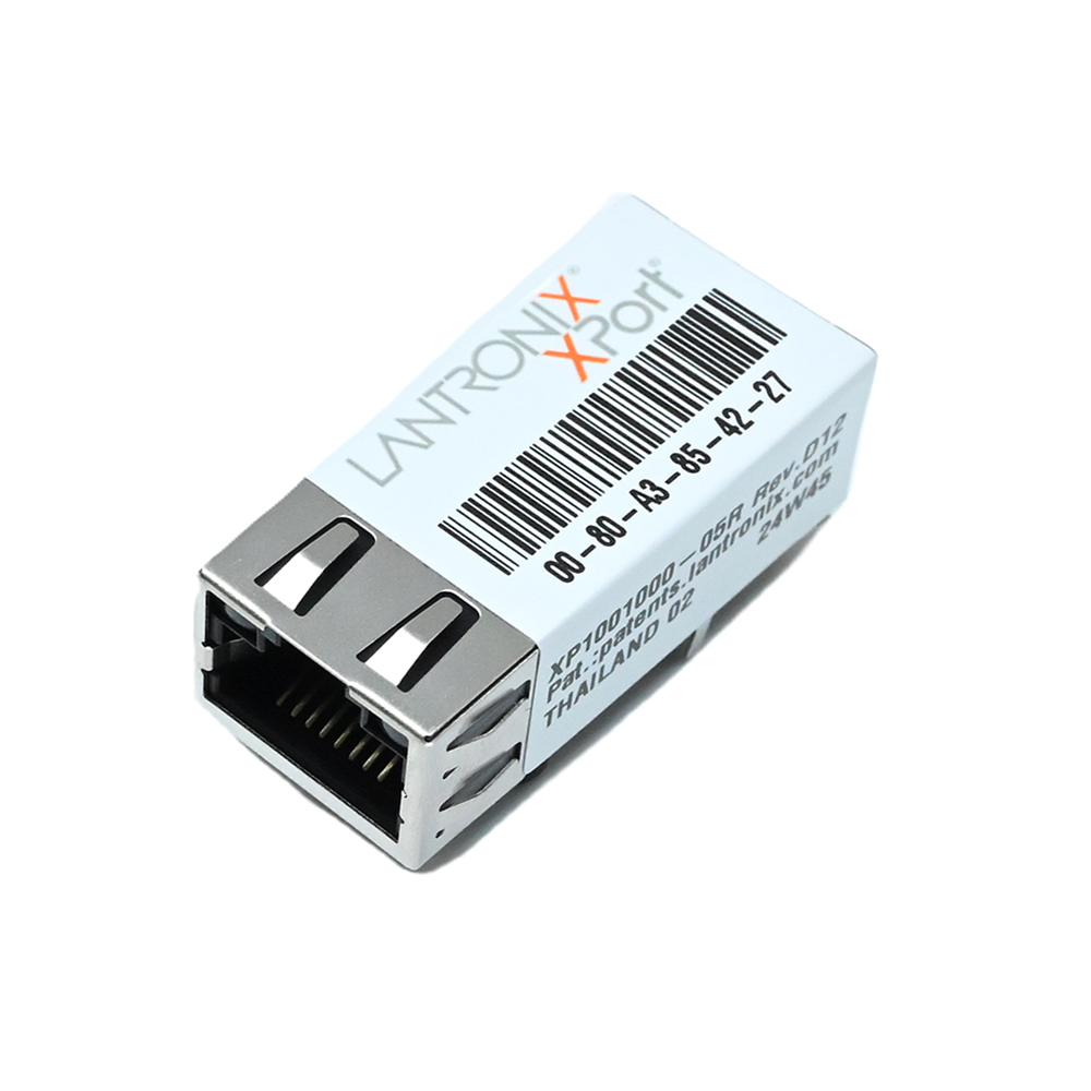 LANTRONIX XP1001000-05R Embedded Device Server Module, Xport, RJ45, MPU Core, DSTni-EX, 25 MHz
