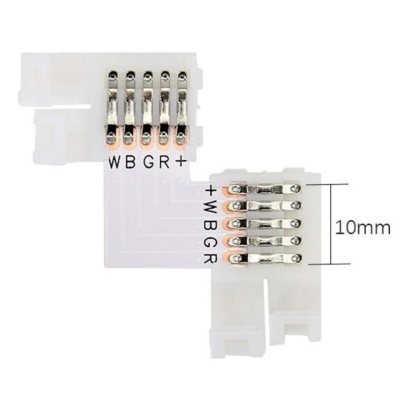 LED Connector 5pin 10mm (Pack of 2)