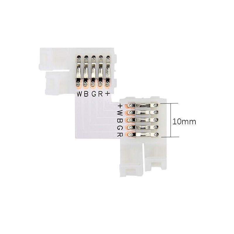 LED Connector 5pin 10mm (Pack of 2)