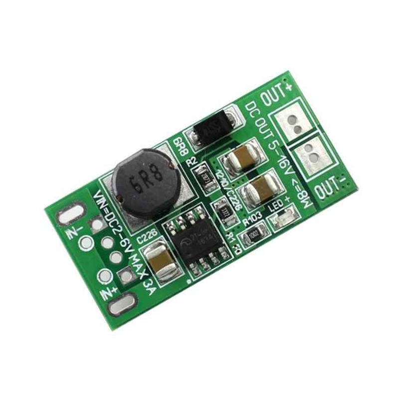 Low Voltage High Power Step-Up Regulator Module 8W 5V~12V USB Bonding Pad to DC Version