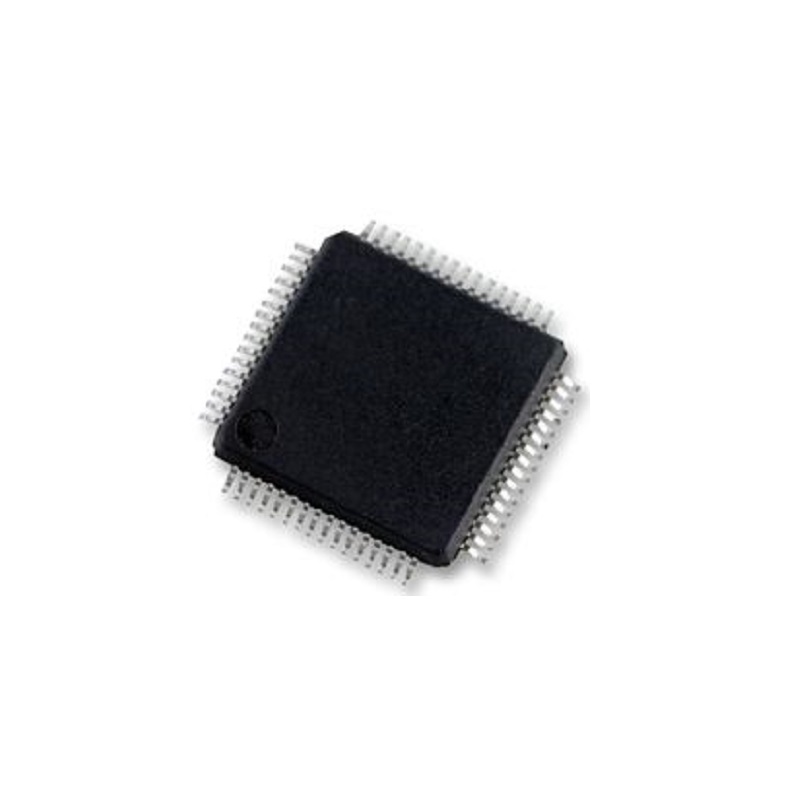 MCF51JM128VLH-NXP-32 Bit Microcontroller, Coldfire v1, 50MHz, Memory 128KB, RAM 16KB, CAN, I2C, SCI, SPI, USB, LQFP-64