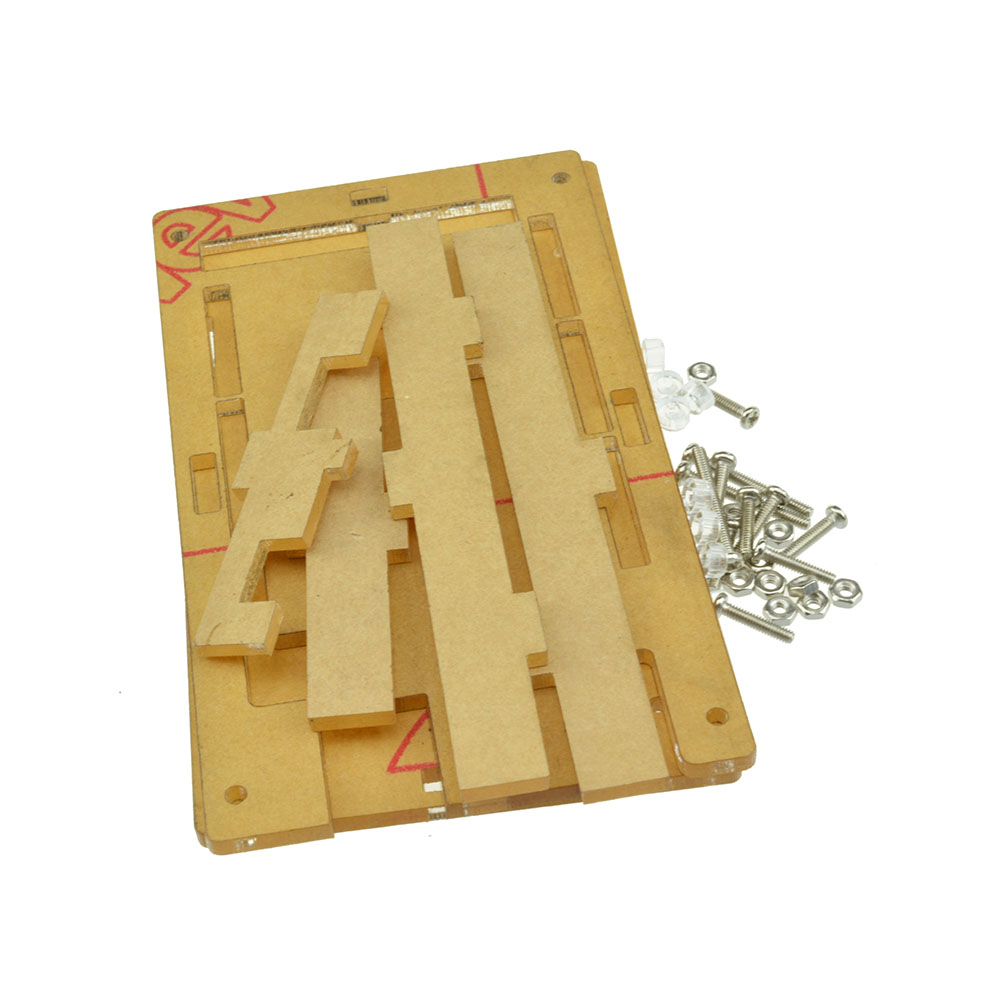Mega 2560 Atmega2560-16au compatible with Arduino + Cable + Transparent acrylic case