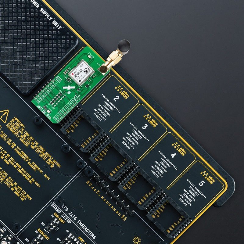 MIKROE GNSS 10 CLICK (MIKROE-5078)– Multi-Constellation NEO-M8J GNSS Receiver, mikroBUS Interface