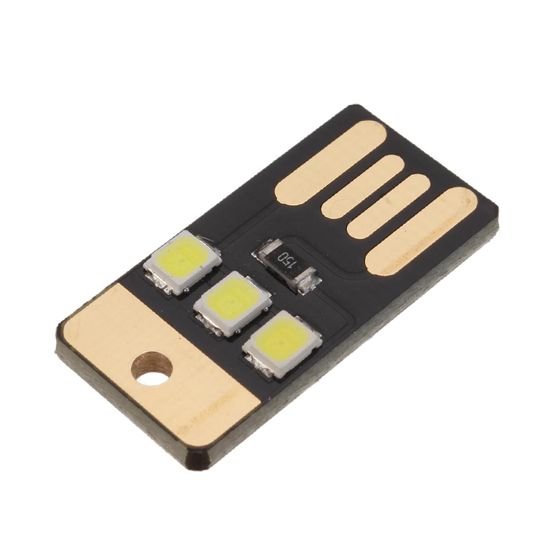 Mini LED Light Ultra-thin Ultra-light Portable USB Small LED Lamp Camping Night Light