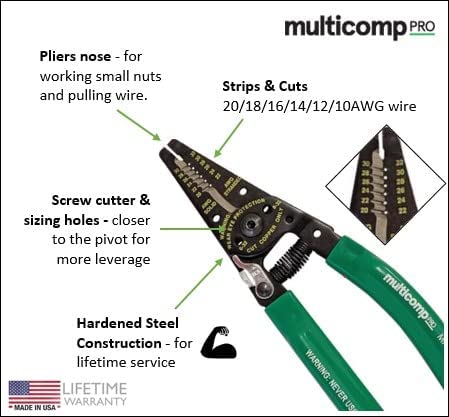 MULTICOMP PRO MP700123 NM-B Cable Stripper for 14AWG-12AWG Cables
