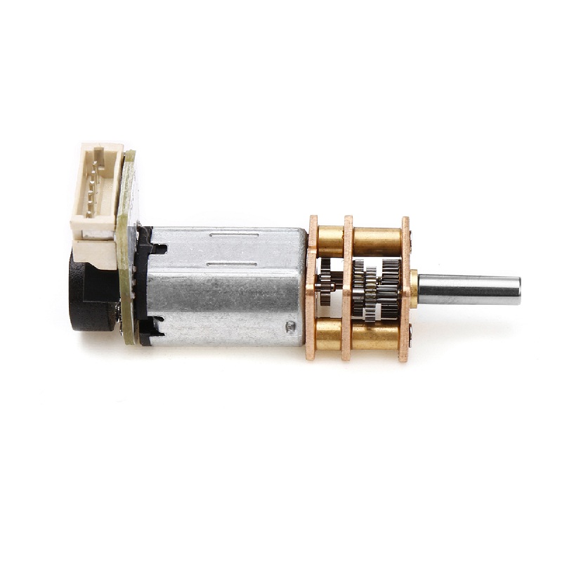 N20 12V 200RPM Micro Metal Gear Motor With Encoder