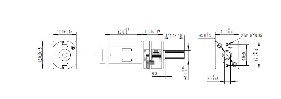 N20 Micro Gear 12V 100RPM DC Motor (High Torque)