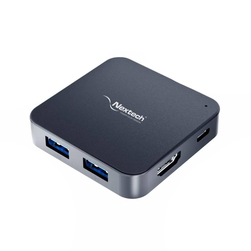 Nextech NA36TSD 7 IN 1 USB-C Dock(2xUSB 3.0, HDMI, Type-C PD, Type-c Data, TF/Micro SD)