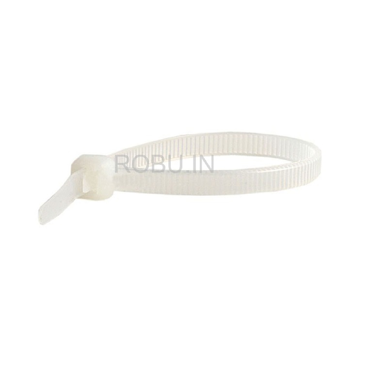 Nylon Cable Zip Ties 150 mm White (100pcs)