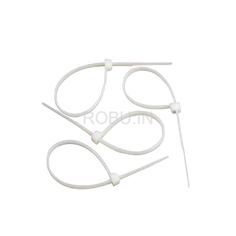 Plastic Ties 400 mm White (100pcs)