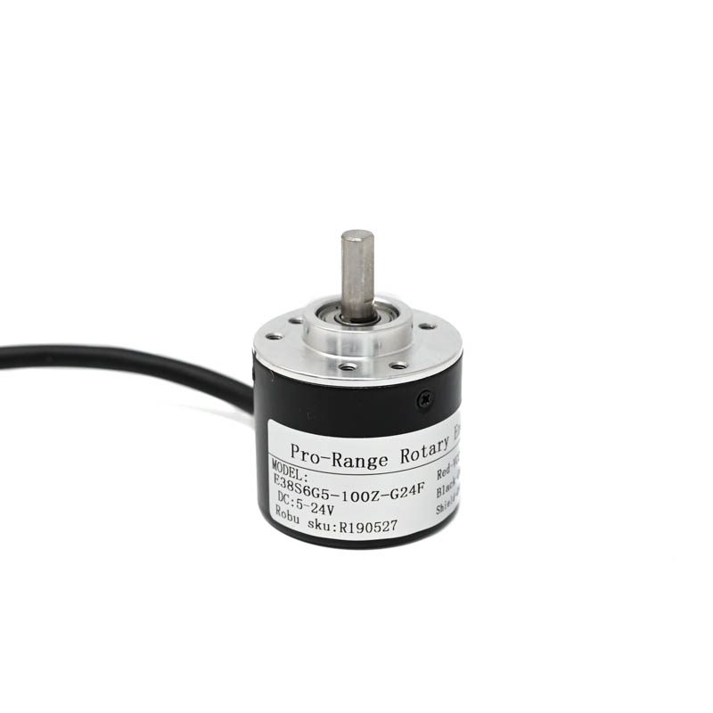 Pro-Range (E38S6G5-100Z-G24F) Rotary Incremental Encoder – 38mm,Photoelectric, ABZ 3 Channels, 100 PPR