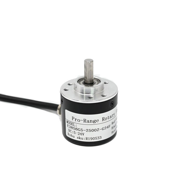 Pro-Range (E38S6G5-2500Z-G24F) Rotary Incremental Encoder – 38mm,Photoelectric, ABZ 3 Channels, 2500 PPR