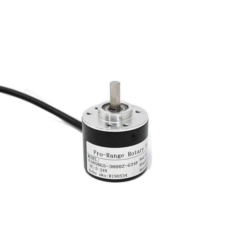 Pro-Range (E38S6G5-3600Z-G24F) Rotary Incremental Encoder – 38mm,Photoelectric, ABZ 3 Channels, 3600 PPR