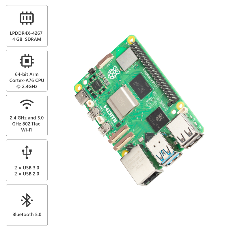 Raspberry Pi 5 Model 4GB RAM