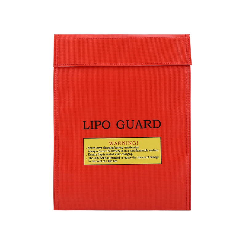 Red Lithium Battery Explosion-Proof Bag/Protection Bag (Size:180x230mm)