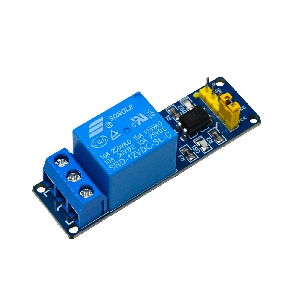 Relay Output 1 way Relay Module 12V Low Level Trigger with Optocoupler