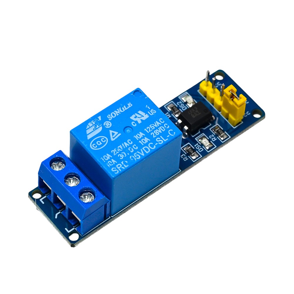 Relay Output 1 way Relay Module 5V Low Level Trigger with Optocoupler