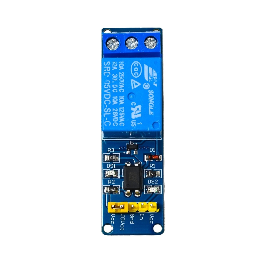 Relay Output 1 way Relay Module 5V Low Level Trigger with Optocoupler
