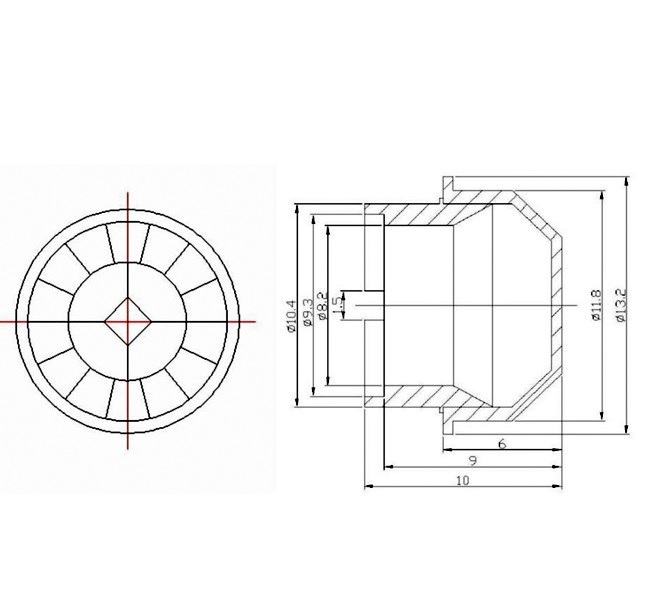 S9001 Plastic Fresnel Lens for Smart Home PIR Sensor
