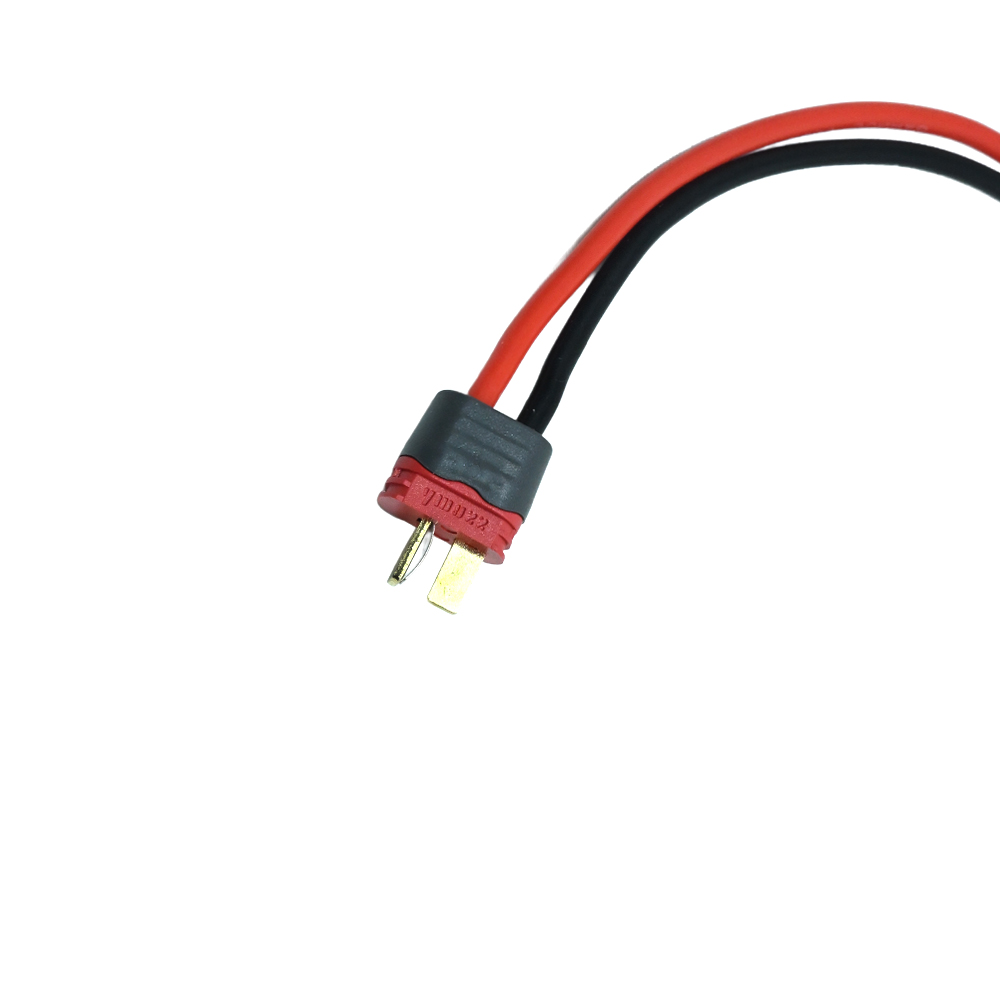 SafeConnect Nylon T-Connector Male to Banana Connector Charge Adapter Cable