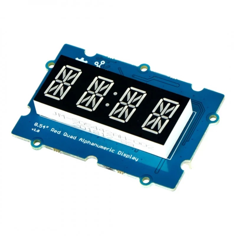 SeeedStudio Grove 0.54‘’ Red Quad Alphanumeric Display