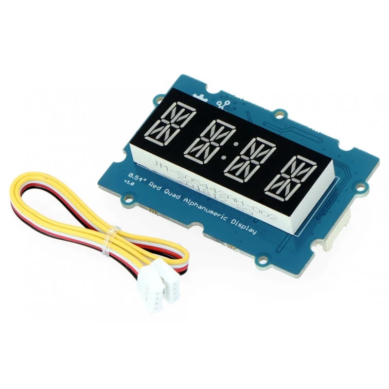 SeeedStudio Grove 0.54‘’ Red Quad Alphanumeric Display