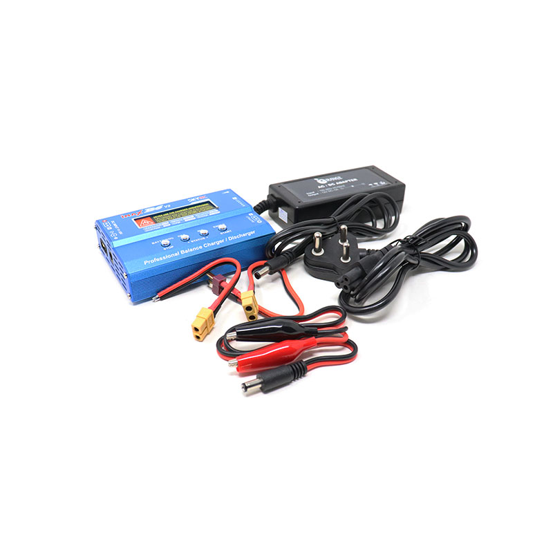 SkyRC IMAX B6 V2 60W 1-6A Charger/Discharger 1-6 Cells with DC 5A 12V 60W Power ADAPTER AC