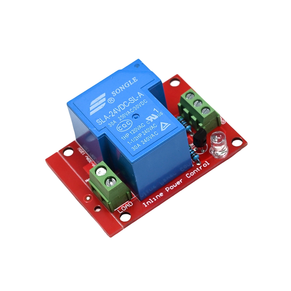 Songle SLA-24VDC-SL-A 24V 30A Single-Channel Relay Module High-Level Trigger