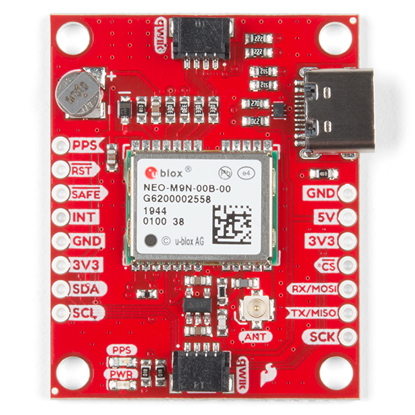 SparkFun GPS-15712 GPS Breakout – NEO-M9N, U.FL (Qwiic)