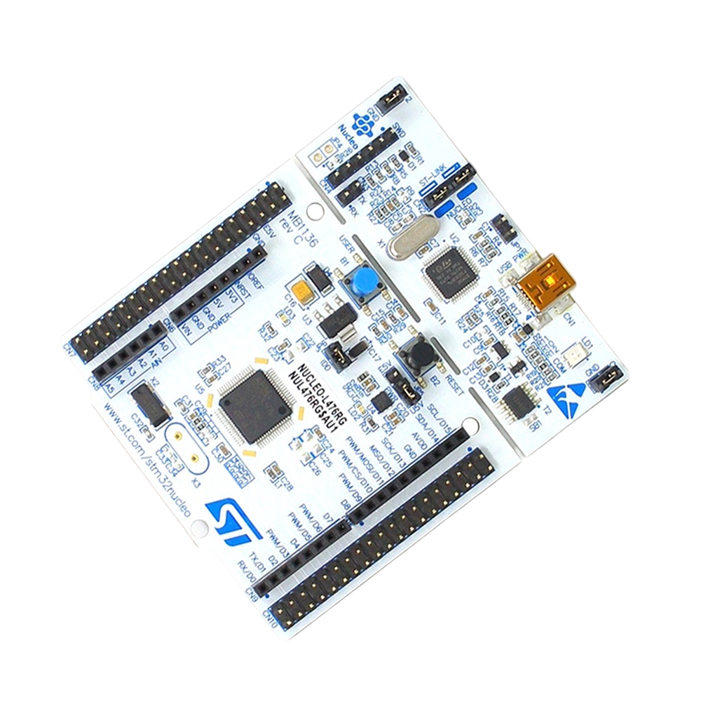 STMICROELECTRONICS NUCLEO-L476RG Development Board, STM32L476RG MCU, On-Board STLINK/V2-1, Arduino & ST Morpho Connectivity
