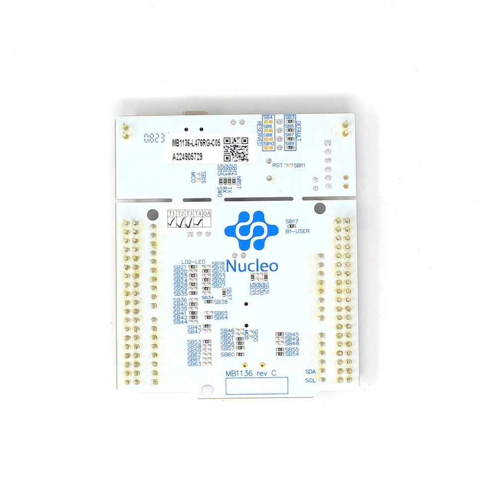 STMICROELECTRONICS NUCLEO-L476RG Development Board, STM32L476RG MCU, On-Board STLINK/V2-1, Arduino & ST Morpho Connectivity