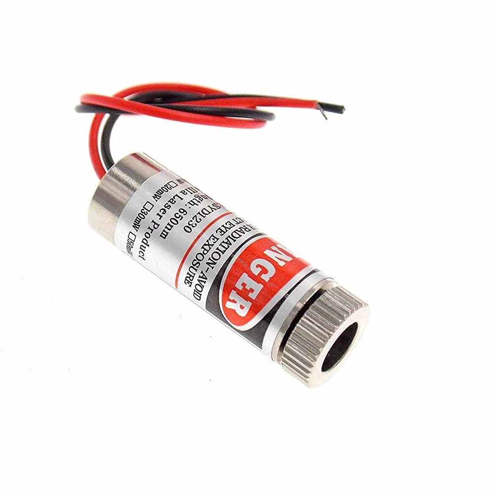 SYD1230 12mm 5mw Cross-Line Laser Module – Red