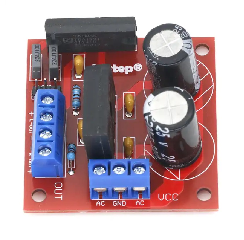 TDA1521 Audio Power Amplifier Board Module 2.0 Dual Channel 2*15W with Rectifier Filter Circuit DIY Audio Speaker Modification