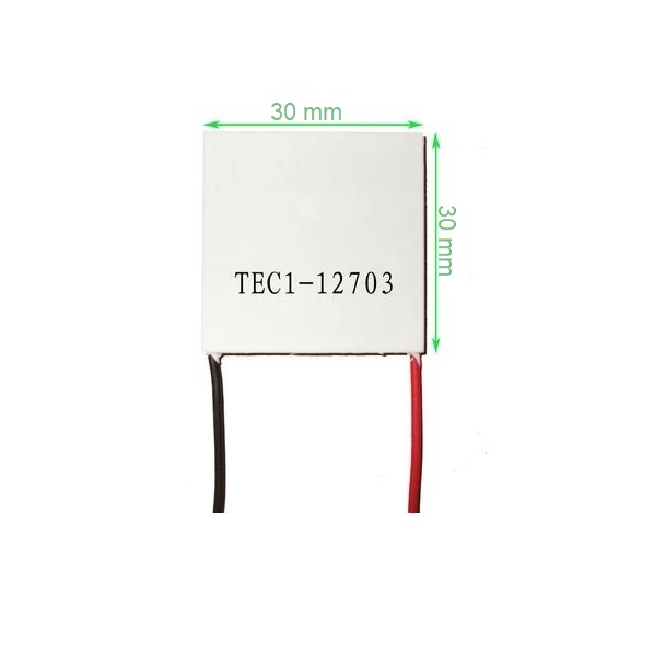 TEC1-12703 30×30mm 3A Thermoelectric Peltier Cooler