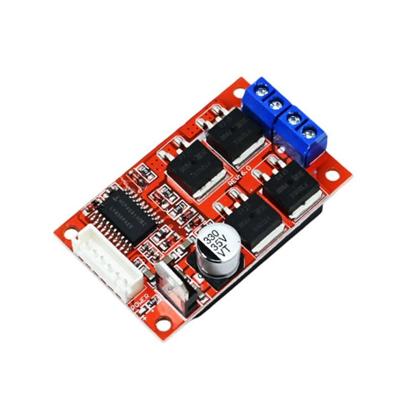 The 450W high-power DC motor driver board module controller can fully PWM forward and reverse braking 12V24V36V