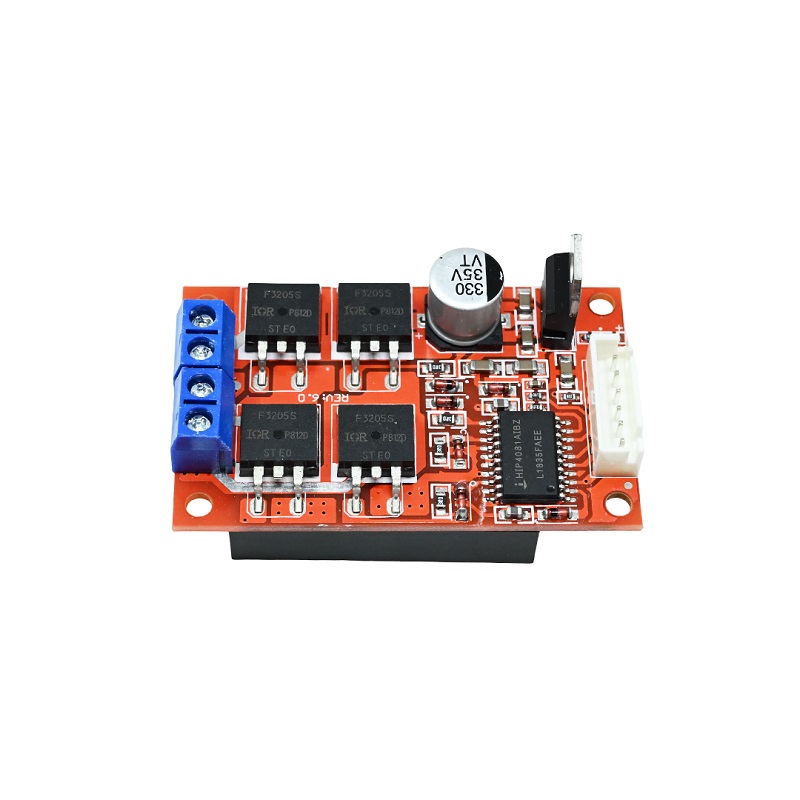 The 450W high-power DC motor driver board module controller can fully PWM forward and reverse braking 12V24V36V