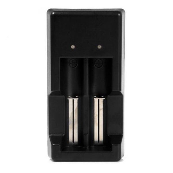 Tomo V6-2 Dual Usb 2 Slots Battery Intelligent Charger For AA / AAA / 18650 / 17650 / 16340 / 14500 / 10500 Batteries Black