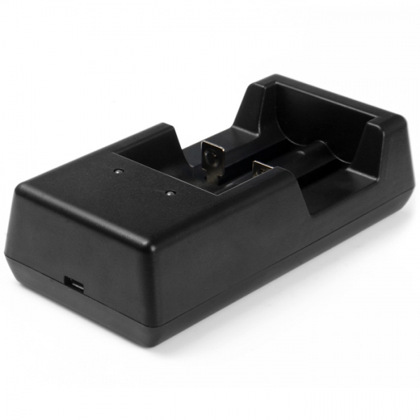 Tomo V6-2 Dual Usb 2 Slots Battery Intelligent Charger For AA / AAA / 18650 / 17650 / 16340 / 14500 / 10500 Batteries Black