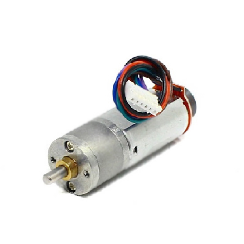 TT Motor – N20 12V 52RPM Metal Gear Motor With Encoder D Type Shaft