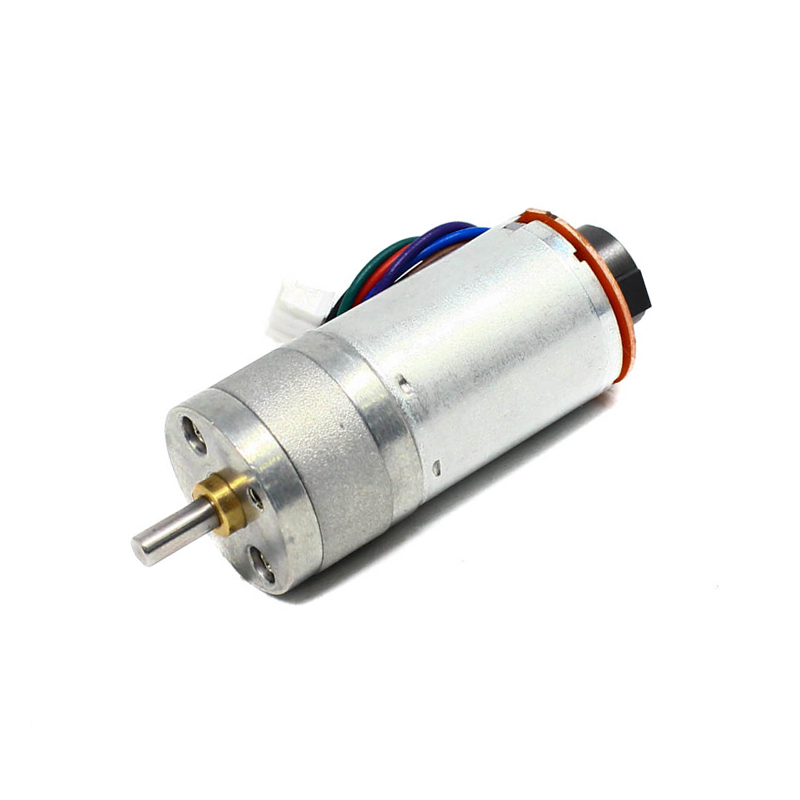 TT Motor – N25 6V 1330RPM Metal Gear Motor With Encoder D Type Shaft