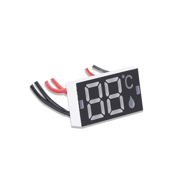 Two digit white light shower LED digital tube, high brightness temperature display