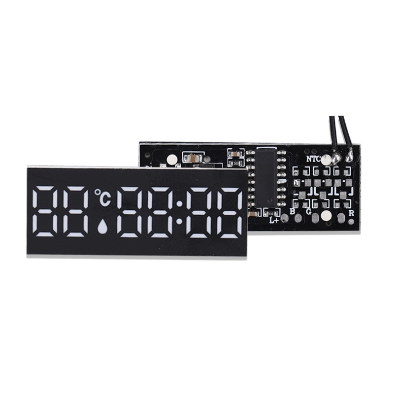 Two-position LED digital temperature display screen