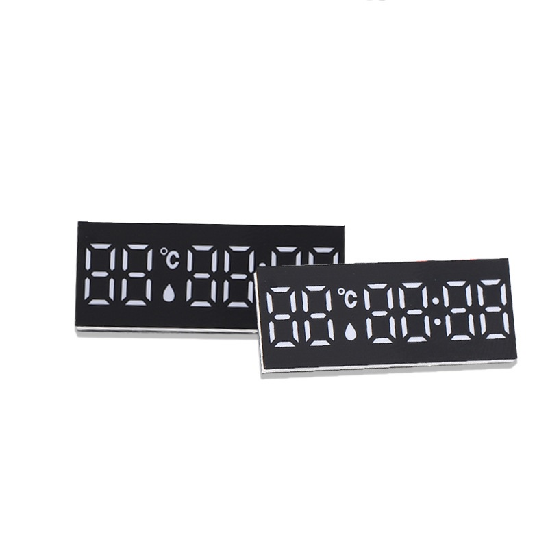 Two-position LED digital temperature display screen