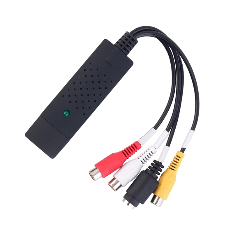 USB2.0 Audio Video Capture Card Adapter VHS To DVD Video Capture Converter