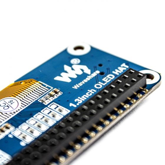 Waveshare 128×64, 1.3inch OLED display HAT for Raspberry Pi