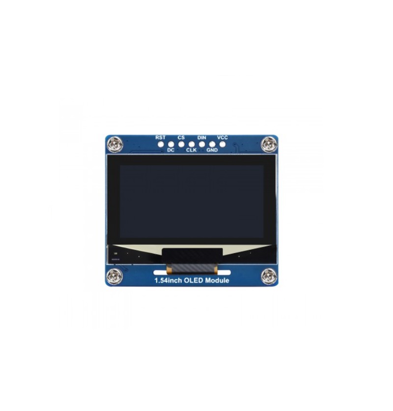 Waveshare 1.54inch OLED Display Module, 128×64 Resolution, SPI / I2C Communication white