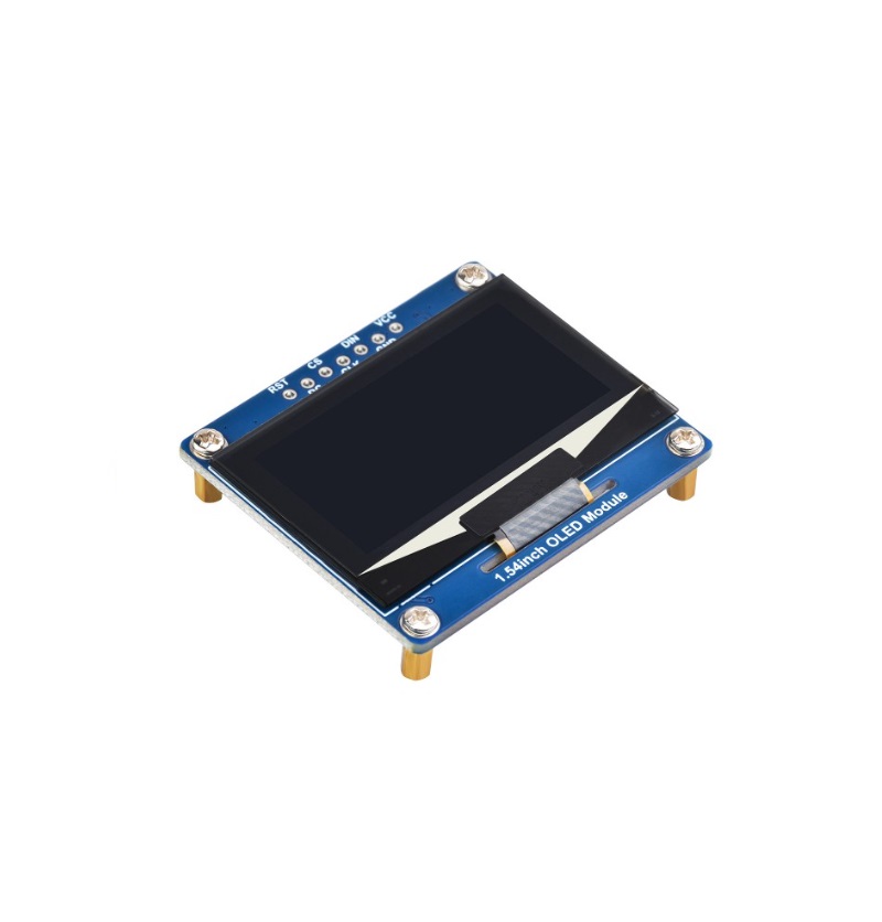 Waveshare 1.54inch OLED Display Module, 128×64 Resolution, SPI / I2C Communication white