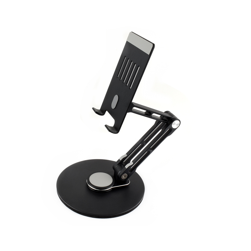 Waveshare 33202 Portable Monitor Adjustable Stand, Compatible with 4~18.5inch Monitors, Supports Multi-axis Rotation, Weighted Base And Ergonomic Design, Foldable For Easy Storage