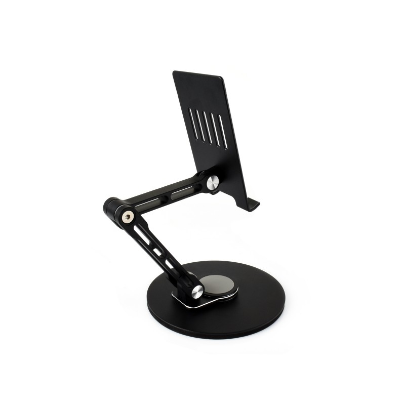 Waveshare 33202 Portable Monitor Adjustable Stand, Compatible with 4~18.5inch Monitors, Supports Multi-axis Rotation, Weighted Base And Ergonomic Design, Foldable For Easy Storage